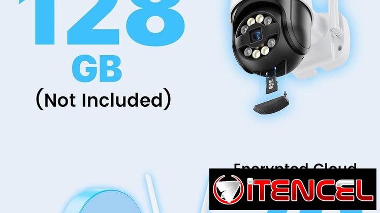 ZOSI C289 Cámara de Seguridad WiFi PTZ para Exteriores