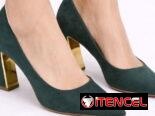 Zapatos puntifinos de tacón grueso