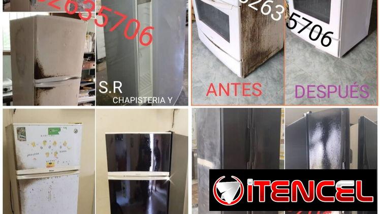 Chapistería y pintura de refrigeradores y más!