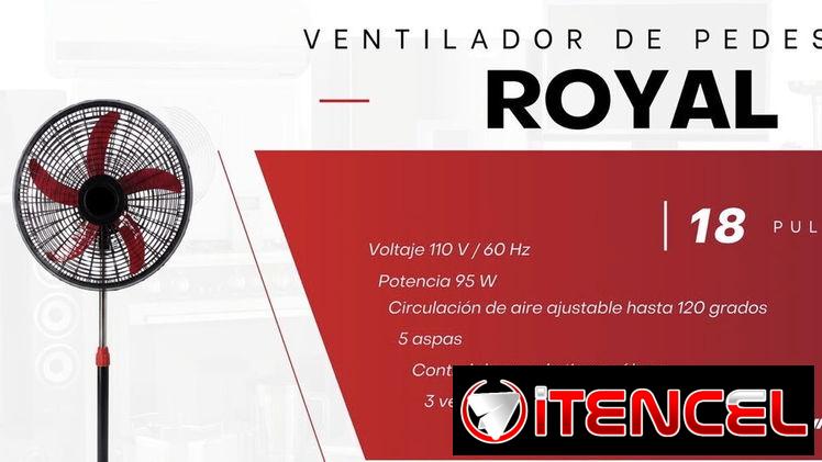 Ventiladores ciclón Royal 95watt potencia los mejores mercado