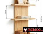 Repisa de pared 3 niveles ESTILO MODERNO MUEBLE