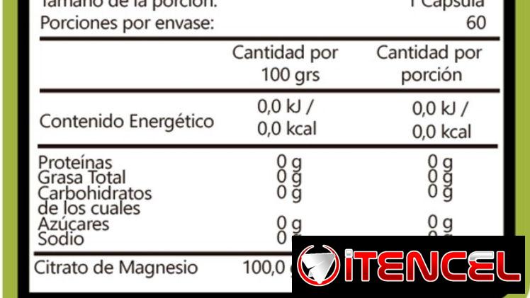 Cloruro, Citrato y Glicinato de Magnesio