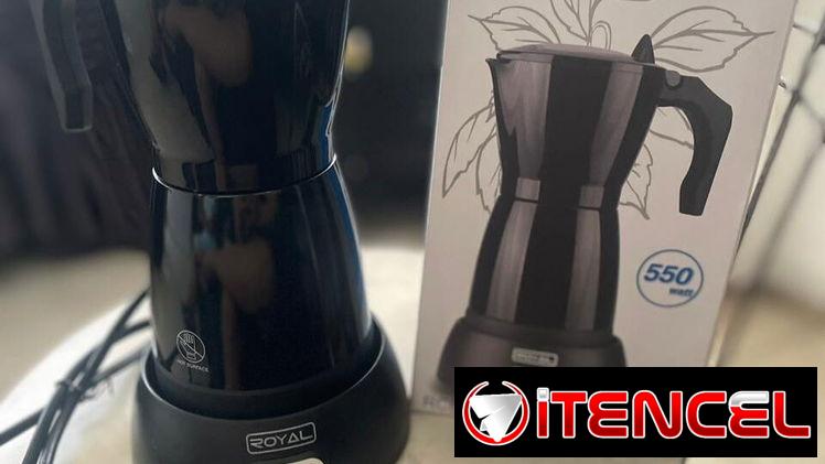 Cafeteras electrica Royal 6 tazas. Color negro