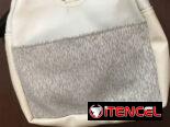 Mochila pequeña y cartera corazón.