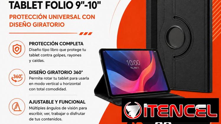 PureGear Tablet Folio 9”-10” | Funda Universal Giratoria para Tablet en La Habana