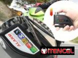 Candado de moto, bicimoto, triciclo. Capa, casco, soporte de teléfono, bomba de aire