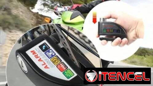 Candado anticizalla con alarma. Protege tu moto contra robo. Ganga