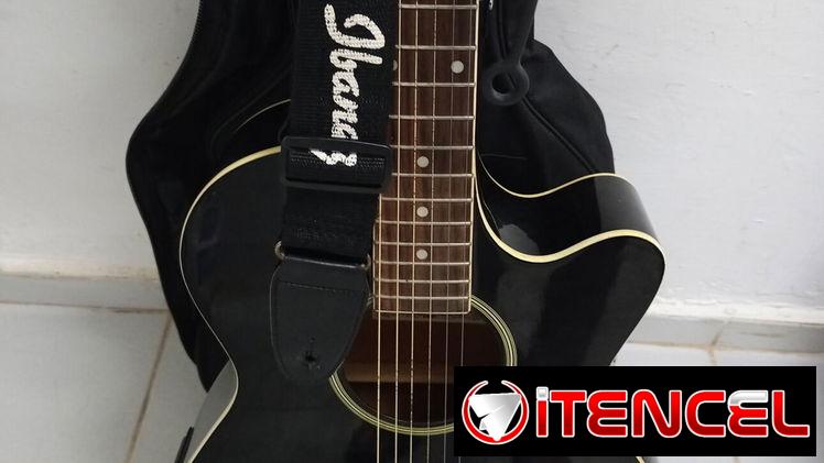 🎸Guitarra Ibanez Electroacústica Negra Cutaway