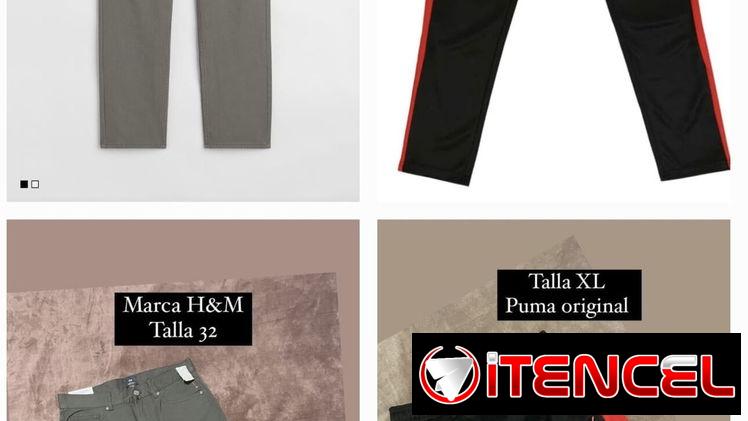 Pantalones de hombre H&M talla 32 y Puma talla L/XL