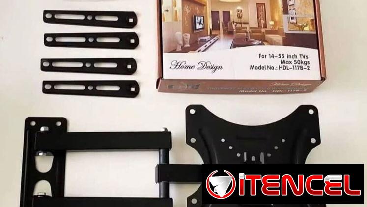 Soporte para pared giratoria nueva en su caja para televisores de 14 a 55 pulgadas