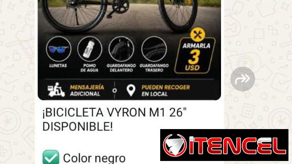Bicicleta 26 ViRON M1 160 USD