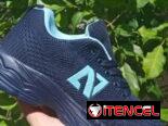 Tenis económicos detalle blanco, azul, rosa y verde