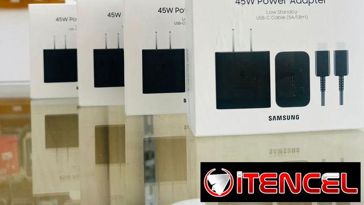 Cargador samsung 45w + cable originales