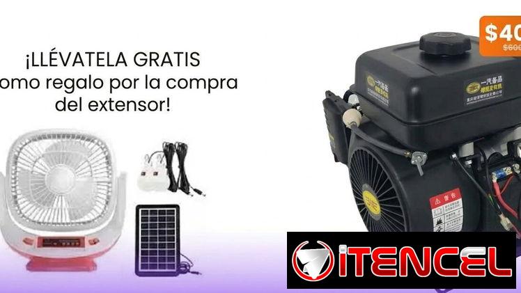 Extensor de Rango con Ventilador Recargable