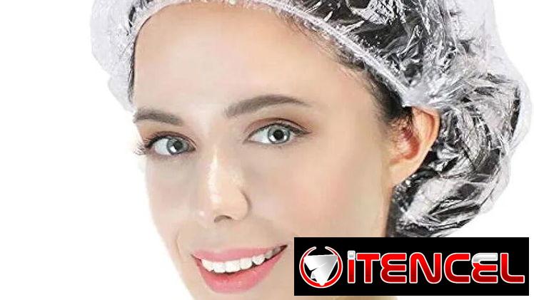 Gorro de ducha transparente para no mojarse el pelo
