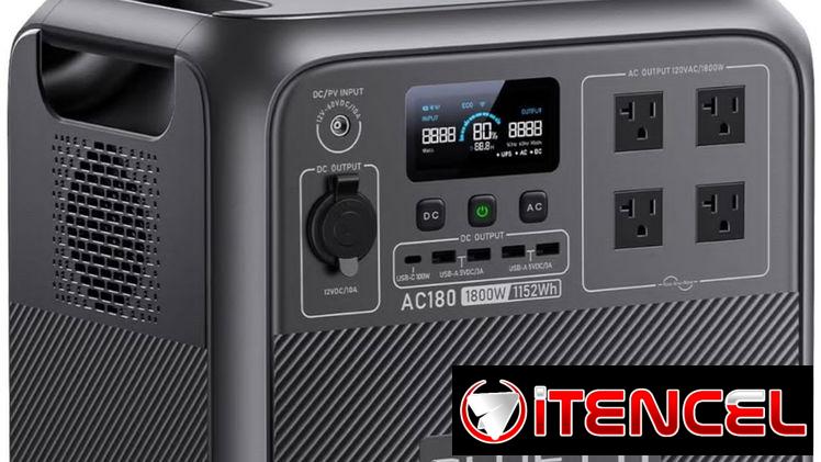 PLANTA ELECTRICA BLUETTI AC180 DE 1800 HASTA 2700 W. NUEVA! TENEMOS PANELES SOLARES TAMBIEN.  PUEDE PAGAR X ZELLE/USD…