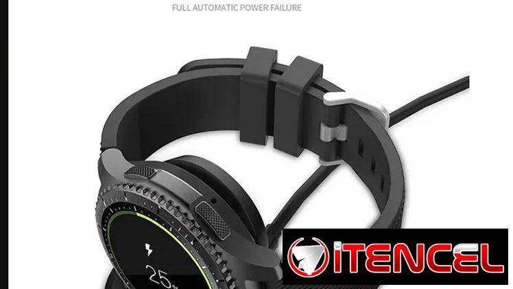 Estacion de carga rápida para reloj inteligente, Samsung Gear S3/S2 Frontier, Galaxy Watch S2/S3 con su Cable!