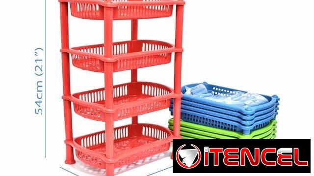 Organizador de 4 niveles rectangular (CV)