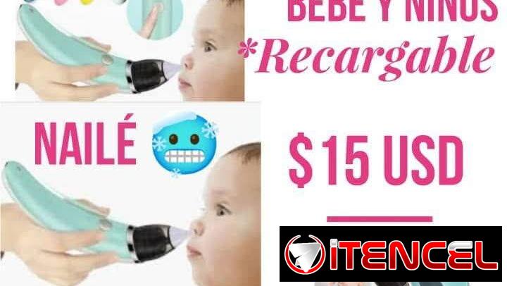 ✨👶 ¡Respiración libre para tu bebé en segundos! 👶✨ 💗 Aspirador nasal recargable para bebés y niños 🍼 Succión suave y