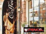 Indicativo y ubicación de expendio de caffe