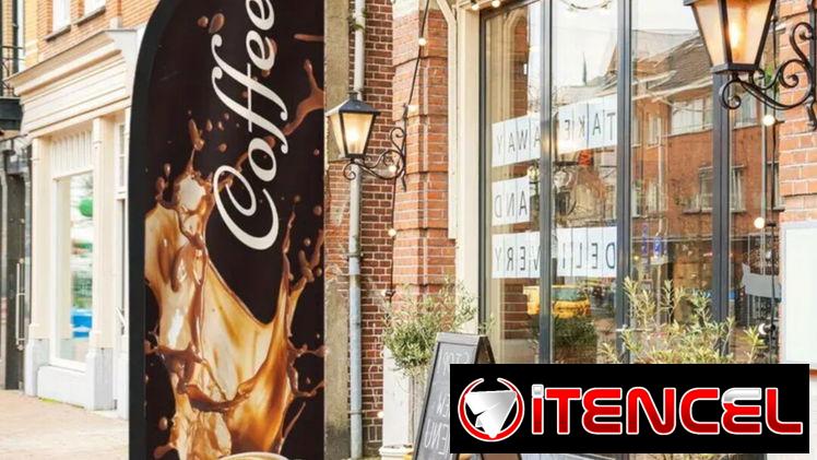 Indicativo y ubicación de expendio de caffe