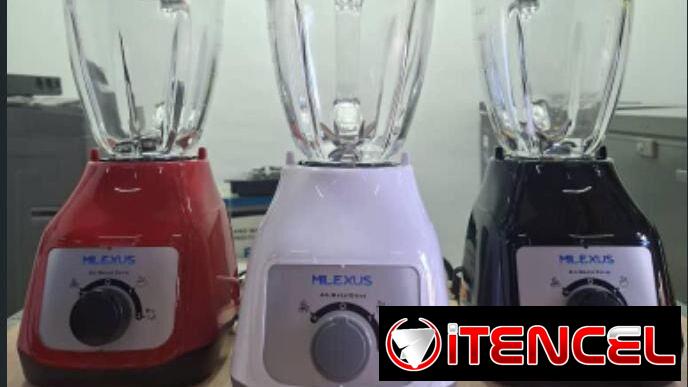 Batidora milexus con vaso de cristal