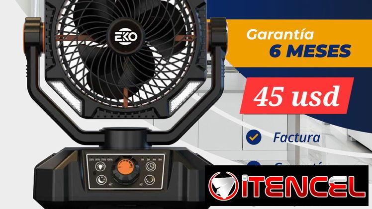 Ventilador recargable