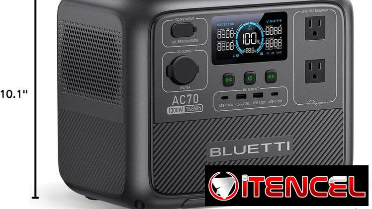 📞53884600.🎇 BLUETTI AC70 – Estación de Energía Portátil 768Wh🎇 Mensajería disponible.🚴