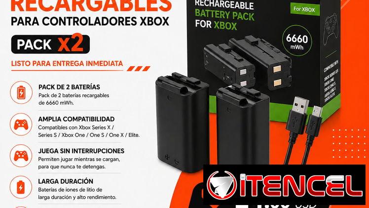 Paquete de Baterías Recargables para Controles Xbox Pack x2 | Compatible con Series X|S y One en La Habana