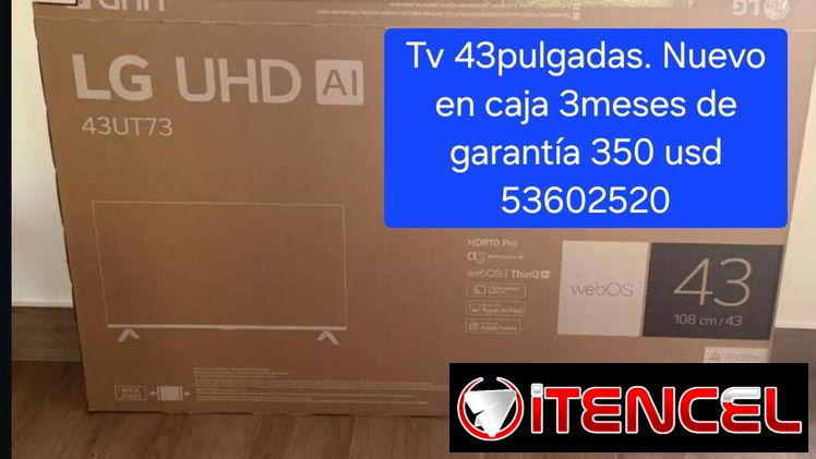 Tv 43pulgadas. Nuevo en caja 3meses de garantía  💯💢💙