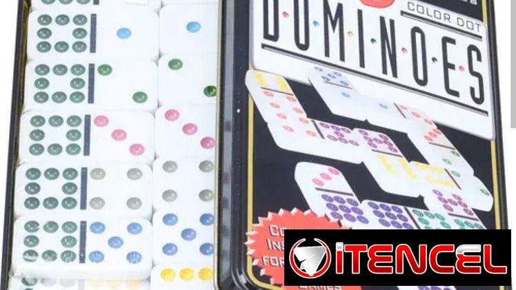 Juego de mesa domino hasta el doble 9