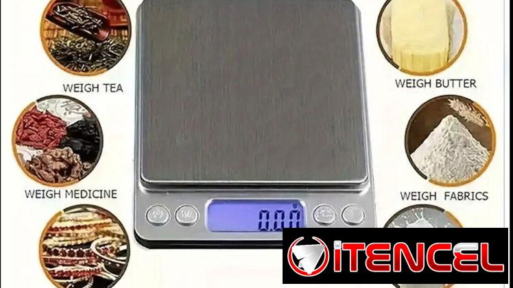 Pesas digitales profesionales para joyería, cocina, repostería  etc hasta 2000gramos incluye las pilas