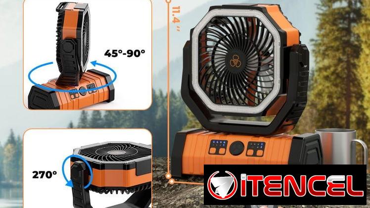Ventilador recargable F6 con bateria de 20000MAH