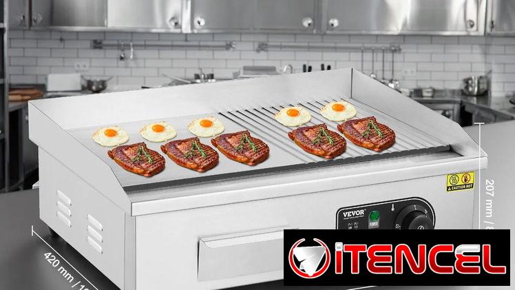 —- Plancha eléctrica para restaurantes —