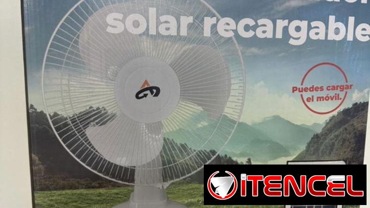 Ventiladores recargables