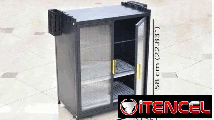 Plateros de 3  niveles con puerta  (g3)