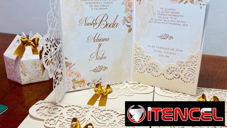 Preciosas Invitaciones para bodas, 15 años, libros de firmas y mass!!!.