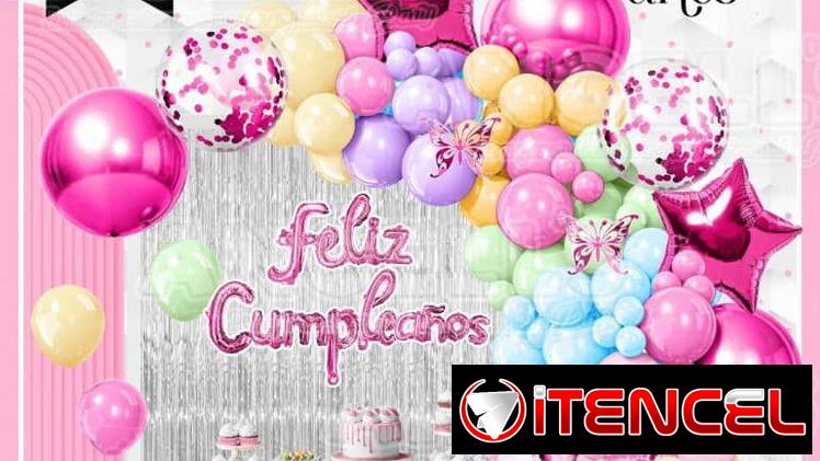 Globos, decoraciones para cumpleaños