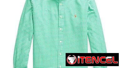 CAMISAS DE MARCA: “RALPH LAUREN”, “TOMMY HILFIGER” Y “REPORT COLLECTION” DE LINO CRUDO.