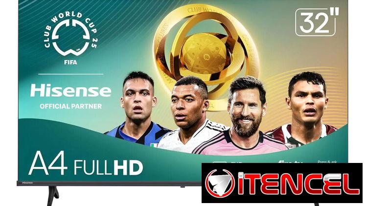 Smart  TV de 32” Hisense FHD  (Modelo 2025)