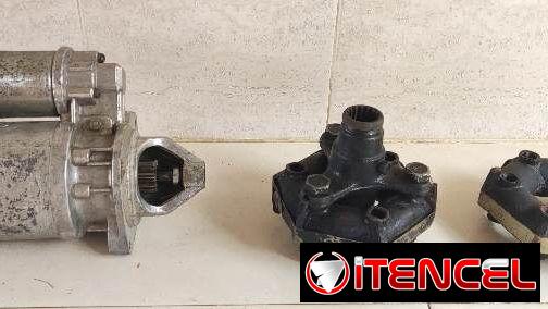 Motor de arranque y calzos transmisión
