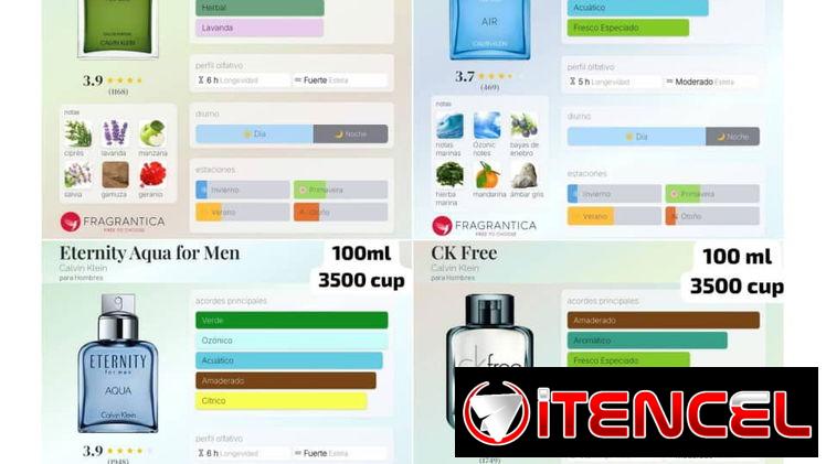 Hugo Boss, Calvin Klein, Club de nuit, Antonio Banderas y más variedad de perfumes disponibles