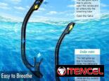 Caretas de buceo con snorkel