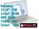 LAPTOP 🎁NUEVA🎁📦CAJA, Gateway (GWNN11554-TI), 15.6″ FHD IPS, Intel N100, 4GB DDR5, 128GB SSD