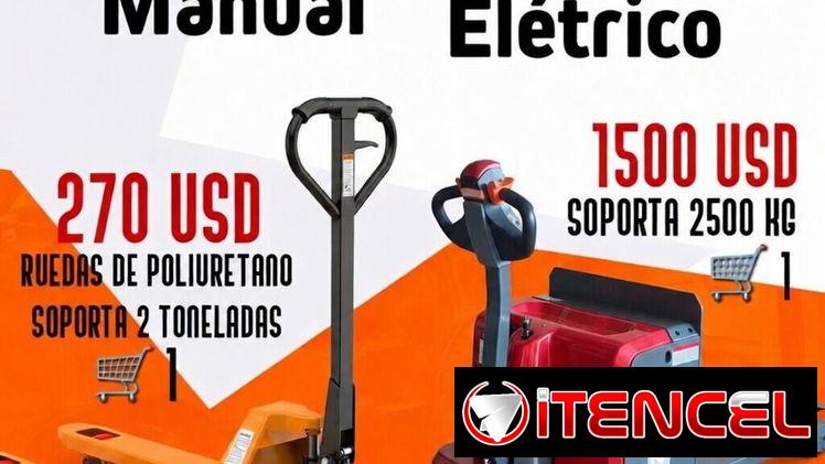 Traspaleta eléctrico de 2.5 toneladas