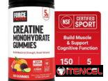 ☎️53544655 🛵 Entrega Disponible ⭐ 💪 Force Factor Creatine Monohydrate Gummies – 150 Gummies (5g por porción) 🍬⭐