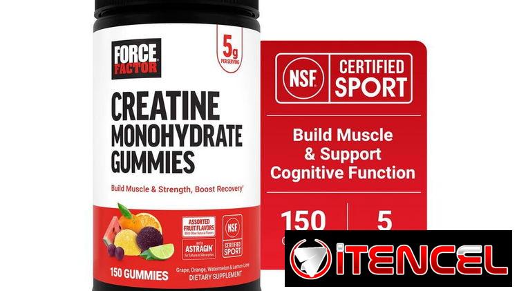 ☎️53544655 🛵 Entrega Disponible ⭐ 💪 Force Factor Creatine Monohydrate Gummies – 150 Gummies (5g por porción) 🍬⭐