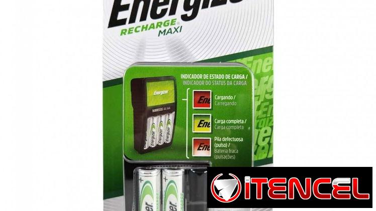 Cargador Energizer MAXI 4 Slots + 2 AA 1300mAh incluidas (25 USD)