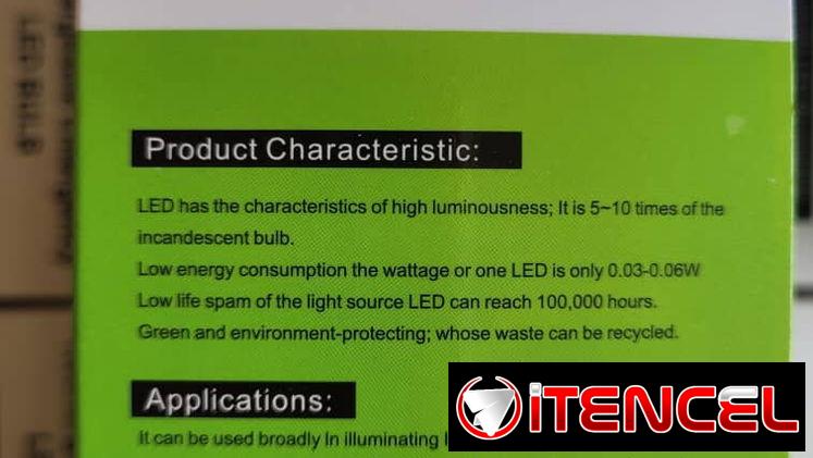 💡Bombillo Led Recargable. 9W. Luz Blanca. Marca Wealco
