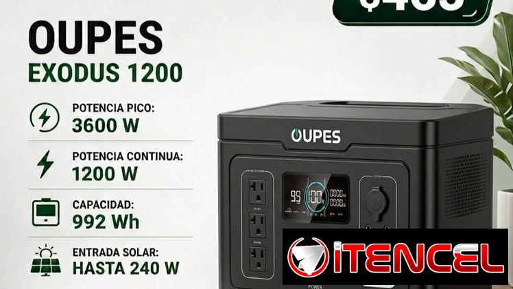 Rebaja!! Estación de energía Oupes Exodus 1200